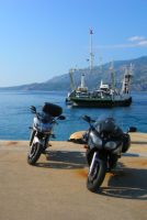 Waiting for ferry back to main land